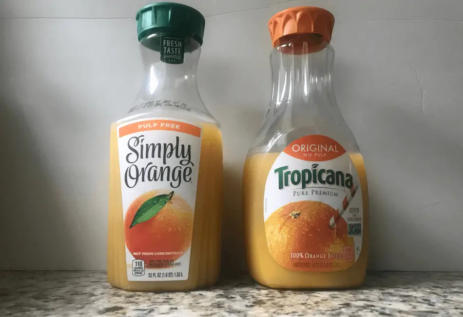 Simply Orange vs Tropicana - What's the Difference?