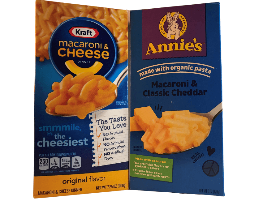 how is annies delux mac & cheese any better for you than valveeta mac & cheese