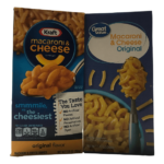 Kraft vs Great Value Macaroni & Cheese