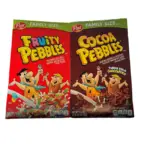 Fruity Pebbles and Cocoa Pebbles