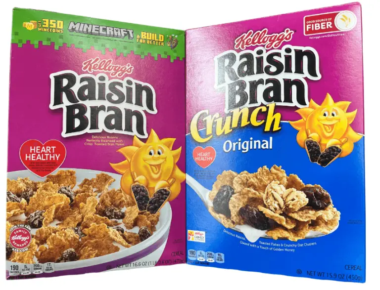 Raisin Bran Vs Raisin Brand Crunch What's The Difference? Brand