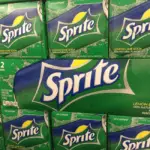 Cases of Sprite Cans