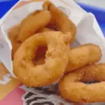 BK Onion Rings on a tray