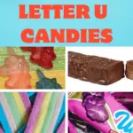 Letter U Candies
